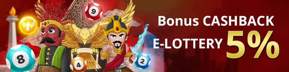 Bonus Cashback ELOTTERY 5%